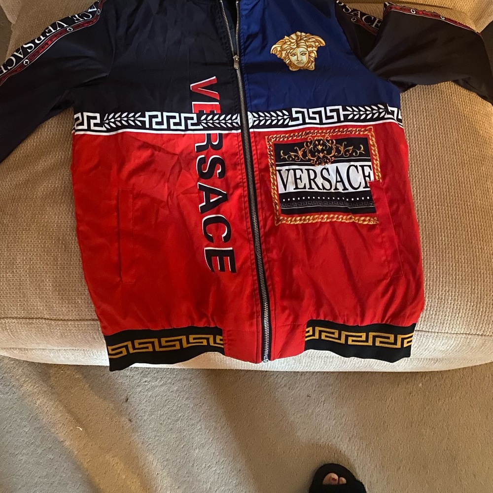 Pre-owned Men’s Versace Bomber Jacket. Great Condition. XL